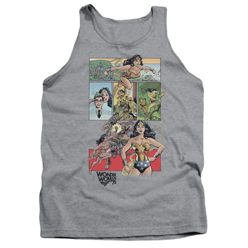 Wonder Woman Ww75 Comic Page - Men's Tank Top Men's Tank Wonder Woman   