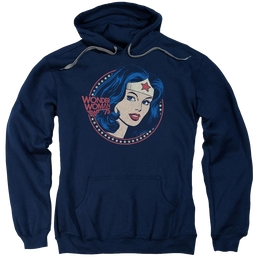 DC Comics Ww75 Starburst Portrait - Pullover Hoodie Pullover Hoodie Wonder Woman   