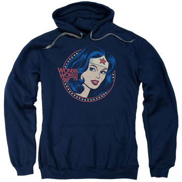 DC Comics Ww75 Starburst Portrait - Pullover Hoodie Pullover Hoodie Wonder Woman   