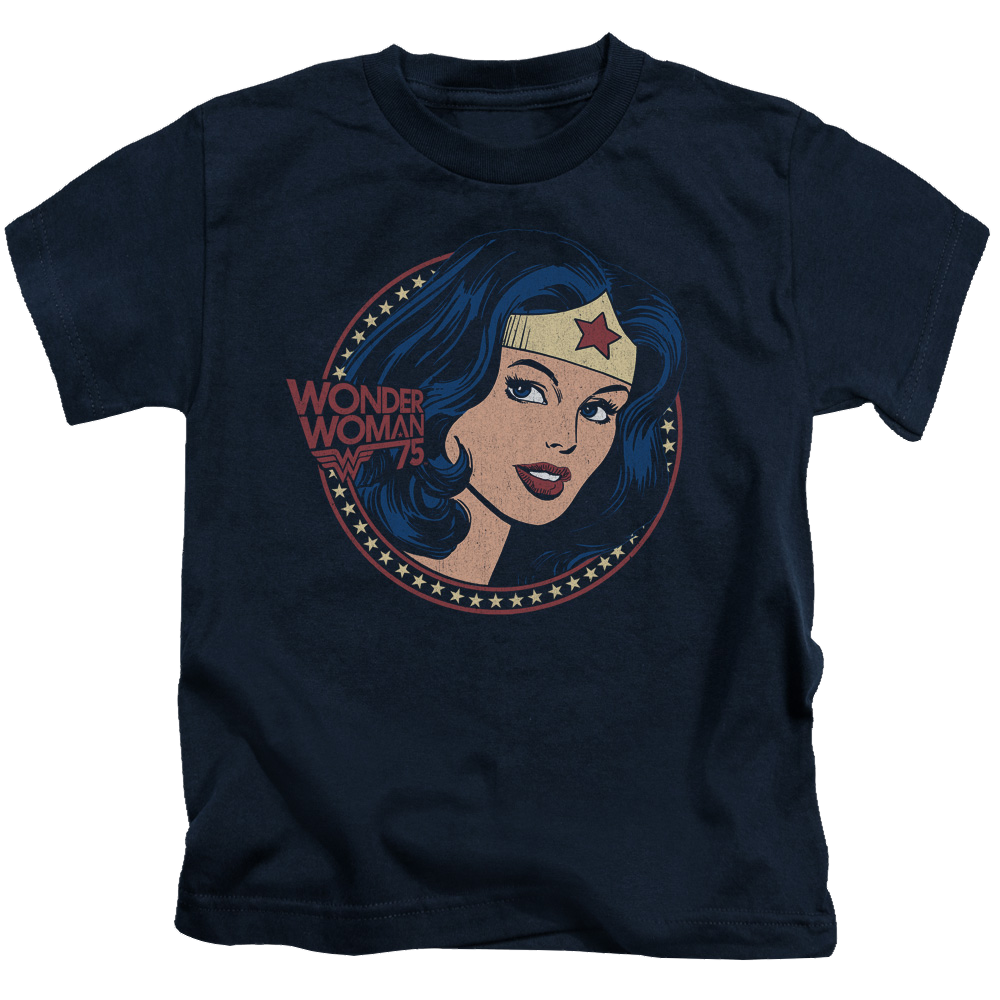 Wonder Woman Ww75 Starburst Portrait - Kid's T-Shirt Kid's T-Shirt (Ages 4-7) Wonder Woman   