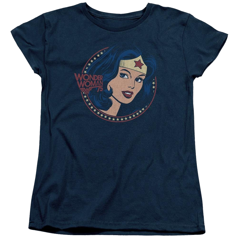 DC Comics Ww75 Starburst Portrait - Women's T-Shirt Women's T-Shirt Wonder Woman   