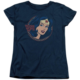 DC Comics Ww75 Starburst Portrait - Women's T-Shirt Women's T-Shirt Wonder Woman   