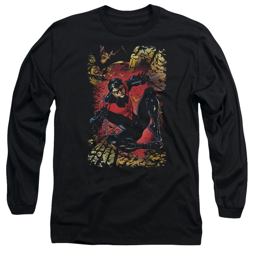 Justice League Nightwing #1 Men's Long Sleeve T-Shirt Men's Long Sleeve T-Shirt Nightwing   