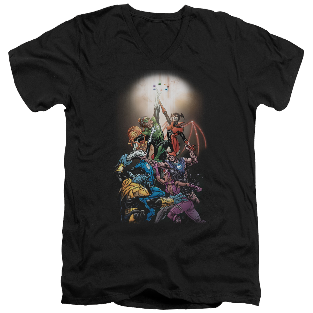 Green Lantern Gl New Guardians #1 - Men's V-Neck T-Shirt Men's V-Neck T-Shirt Green Lantern   