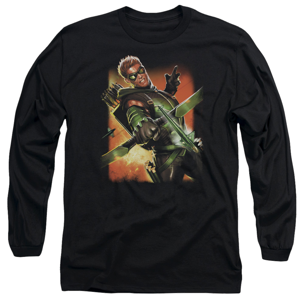 Green Arrow Green Arrow #1 - Men's Long Sleeve T-Shirt Men's Long Sleeve T-Shirt Green Arrow   