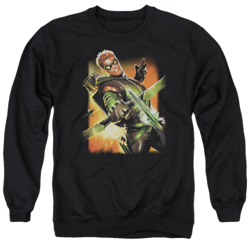 Green Arrow Green Arrow #1 - Men's Crewneck Sweatshirt Men's Crewneck Sweatshirt Green Arrow   