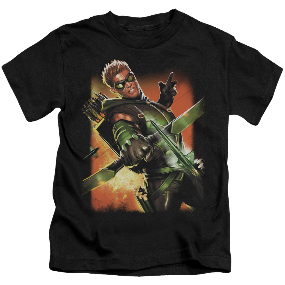 Green Arrow Green Arrow #1 - Kid's T-Shirt Kid's T-Shirt (Ages 4-7) Green Arrow   