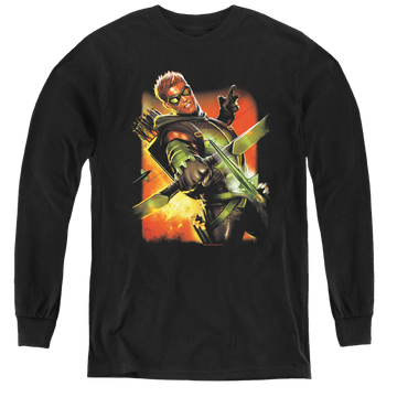 Green Arrow Green Arrow #1 - Youth Long Sleeve T-Shirt Youth Long Sleeve T-Shirt Green Arrow   