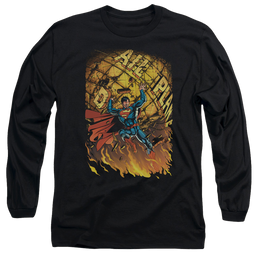 Superman Superman #1 - Men's Long Sleeve T-Shirt Men's Long Sleeve T-Shirt Superman   