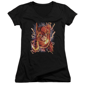 Flash, The Flash #1 - Juniors V-Neck T-Shirt Juniors V-Neck T-Shirt The Flash   