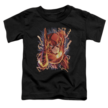 Black toddler t-shirt with Flash #1 graphic