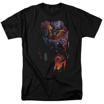 Black men's regular fit t-shirt with Batman & Robin #1 graphic