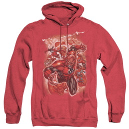 Green Lantern Red Lanterns #1 - Heather Pullover Hoodie Heather Pullover Hoodie Green Lantern   