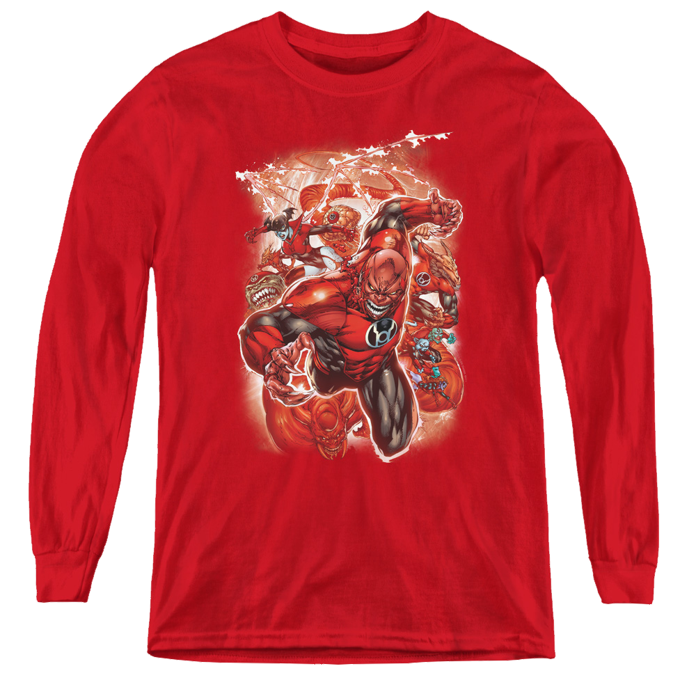 Green Lantern Red Lanterns #1 - Youth Long Sleeve T-Shirt Youth Long Sleeve T-Shirt Green Lantern   