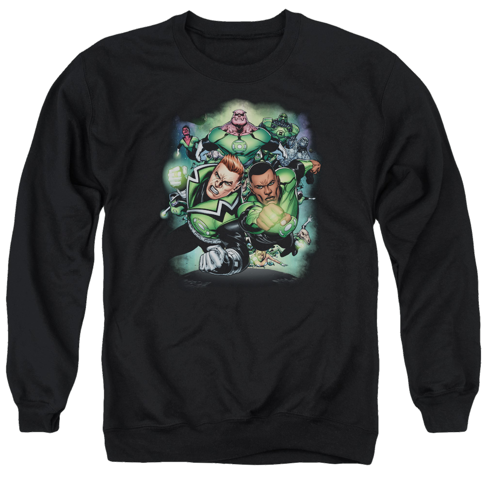 Green Lantern Corps #1 - Men's Crewneck Sweatshirt Men's Crewneck Sweatshirt Green Lantern   