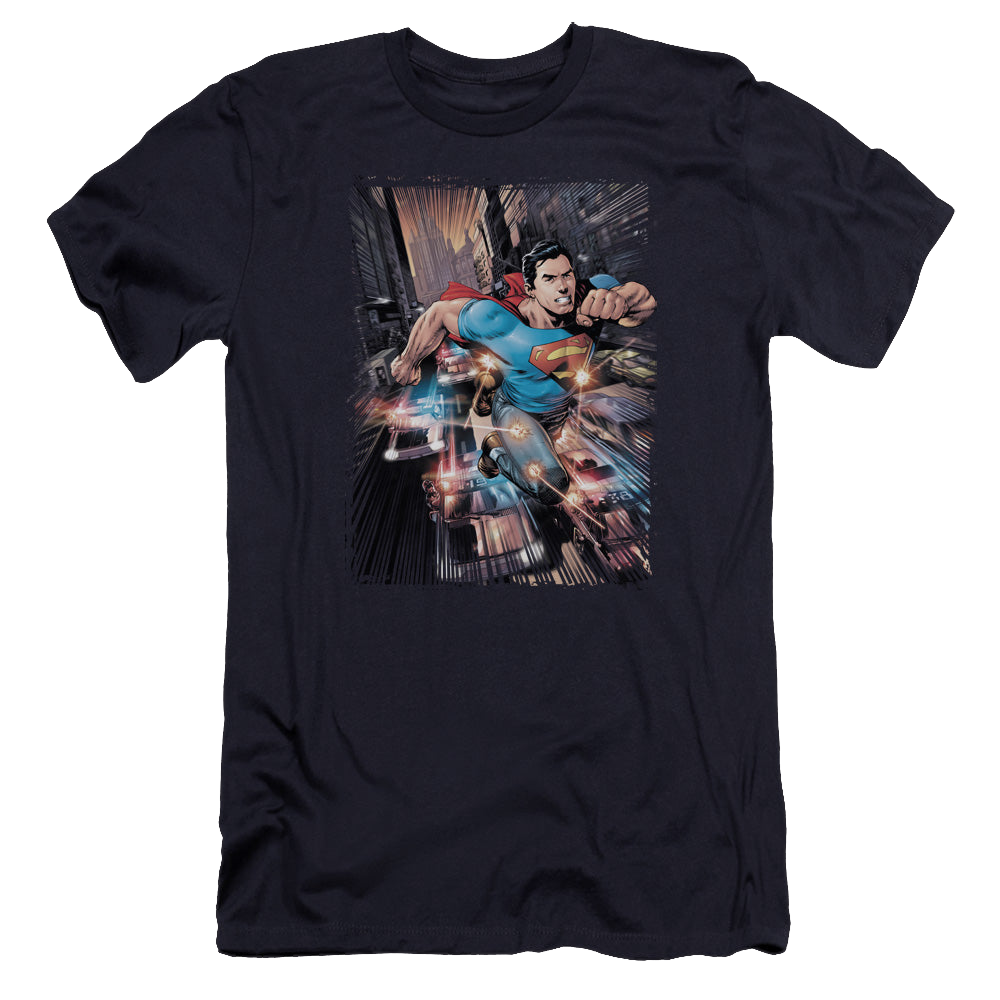 Superman Action Comics #1 - Men's Premium Slim Fit T-Shirt Men's Premium Slim Fit T-Shirt Superman   
