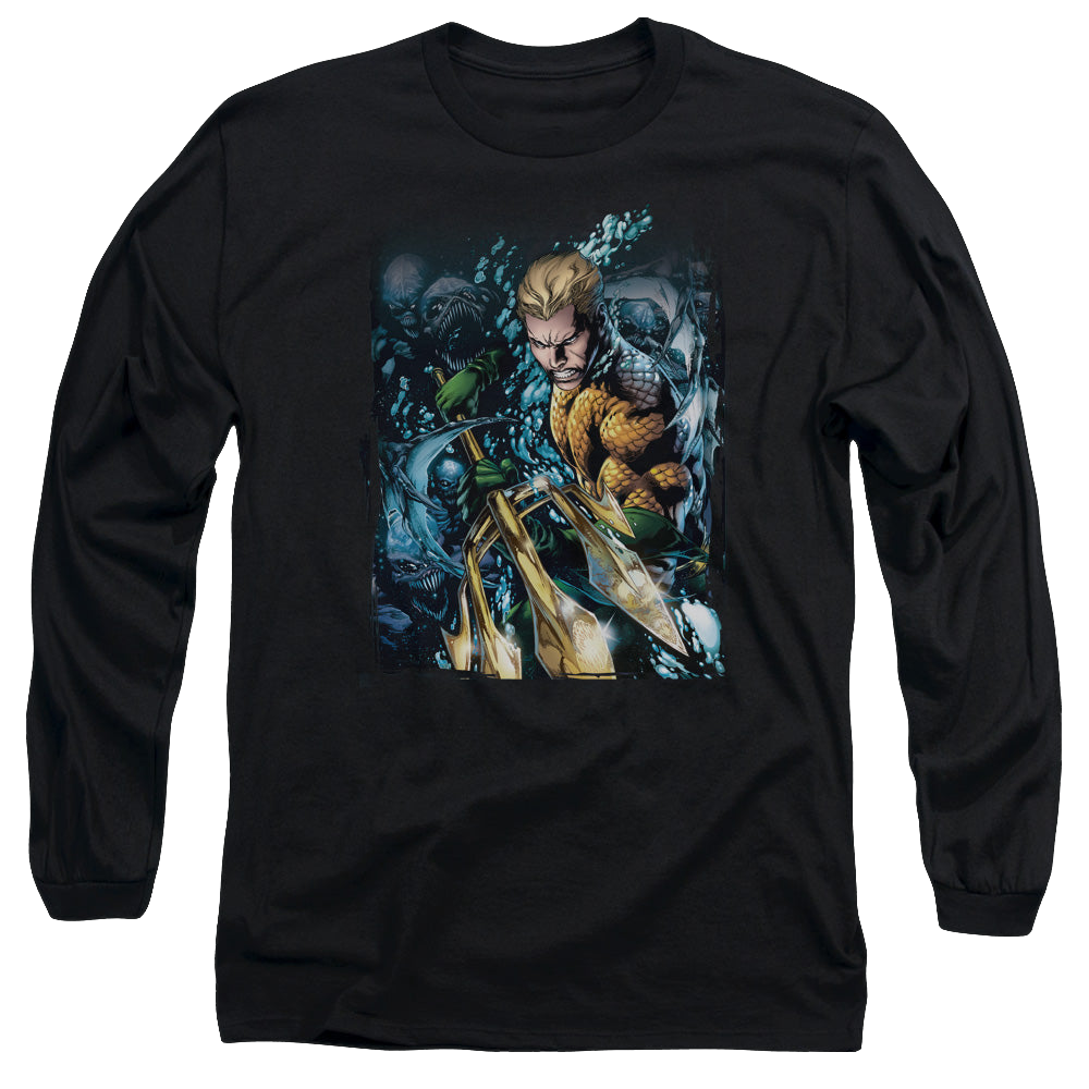 Aquaman Aquaman #1 - Men's Long Sleeve T-Shirt Men's Long Sleeve T-Shirt Aquaman   