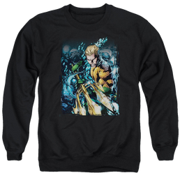 Aquaman Aquaman #1 - Men's Crewneck Sweatshirt Men's Crewneck Sweatshirt Aquaman   