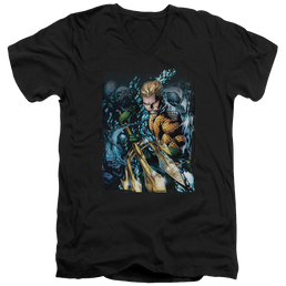 Aquaman Aquaman #1 - Men's V-Neck T-Shirt Men's V-Neck T-Shirt Aquaman   