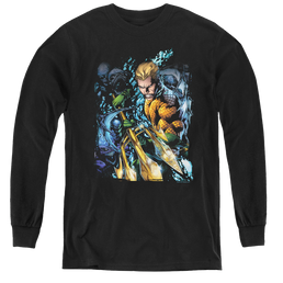 Aquaman Aquaman #1 - Youth Long Sleeve T-Shirt Youth Long Sleeve T-Shirt Aquaman   