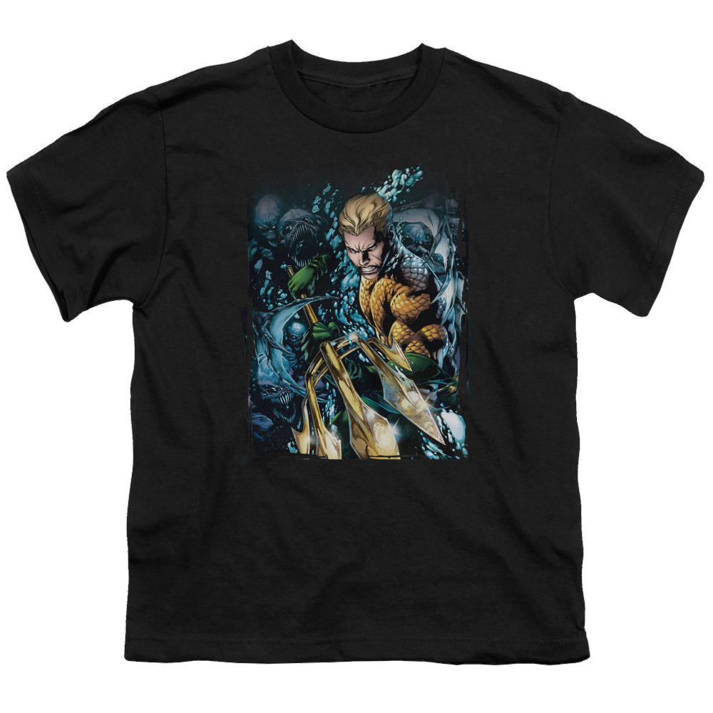 Aquaman Aquaman #1 - Youth T-Shirt Youth T-Shirt (Ages 8-12) Aquaman   