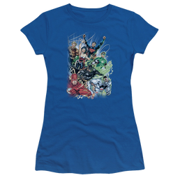 Justice League Justice League #1 Juniors T-Shirt Juniors T-Shirt Justice League   