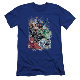 Justice League Justice League #1 Men's Premium Slim Fit T-Shirt Men's Premium Slim Fit T-Shirt Justice League   