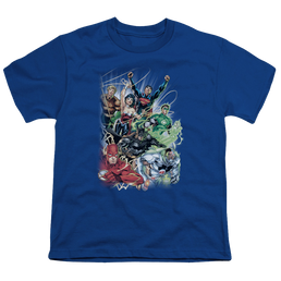 Justice League Justice League #1 - Youth T-Shirt Youth T-Shirt (Ages 8-12) Justice League   