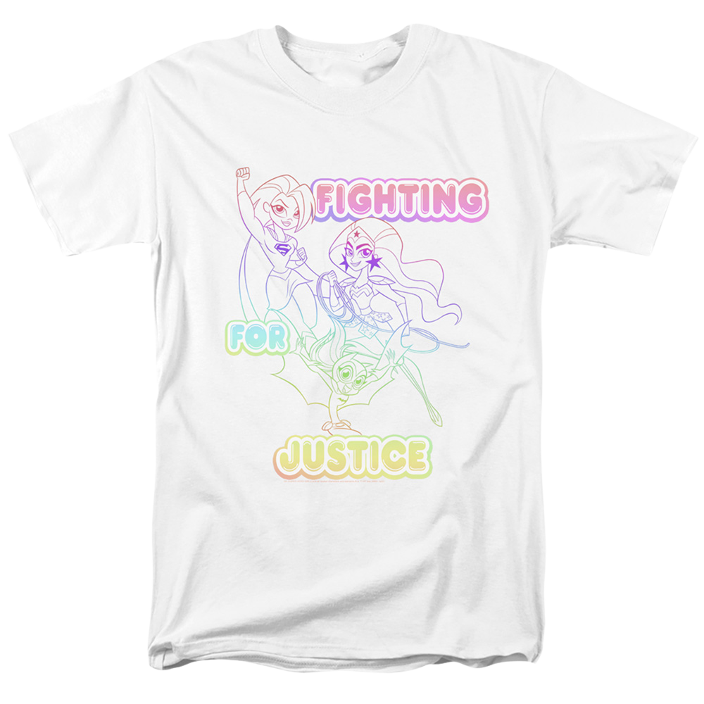 Dc Super Hero Girls Fighting For Justice - Men's Regular Fit T-Shirt Men's Regular Fit T-Shirt DC Comics   
