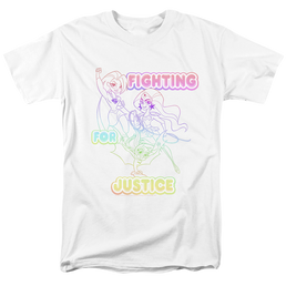 Dc Super Hero Girls Fighting For Justice - Men's Regular Fit T-Shirt Men's Regular Fit T-Shirt DC Comics   