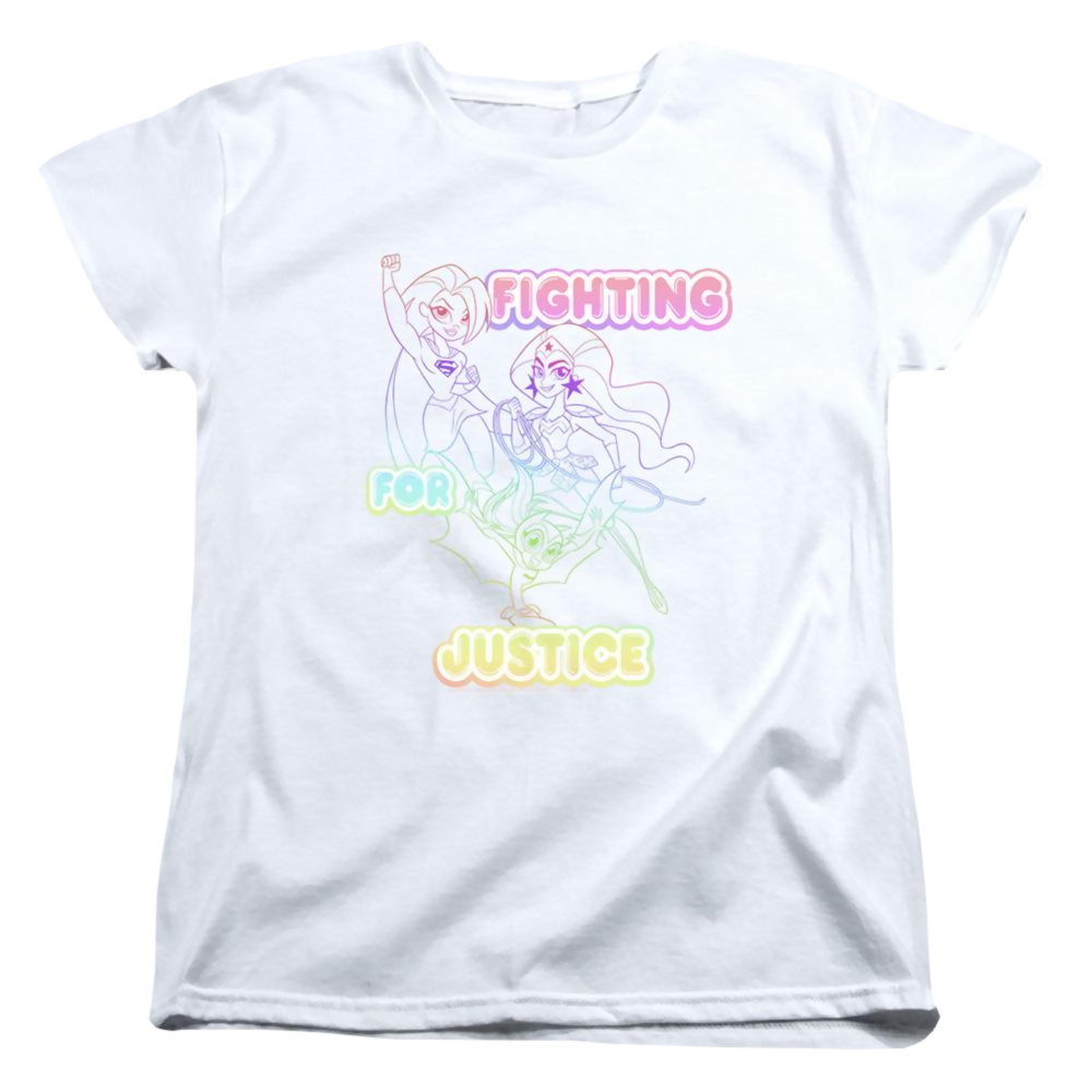 Dc Super Hero Girls Fighting For Justice - Women's T-Shirt Women's T-Shirt DC Comics   