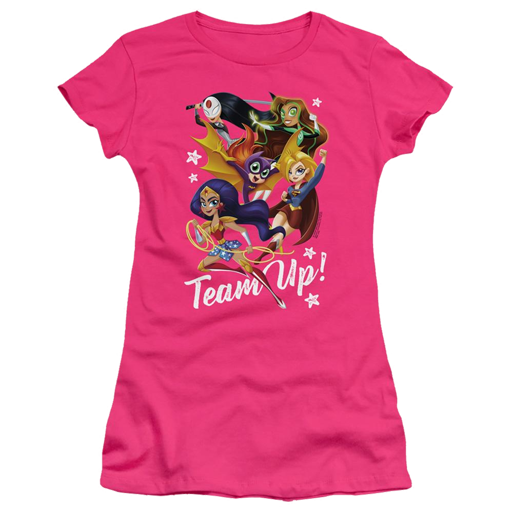 Dc Super Hero Girls Team Up - Juniors T-Shirt Juniors T-Shirt DC Comics   
