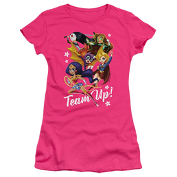 Dc Super Hero Girls Team Up - Juniors T-Shirt Juniors T-Shirt DC Comics   