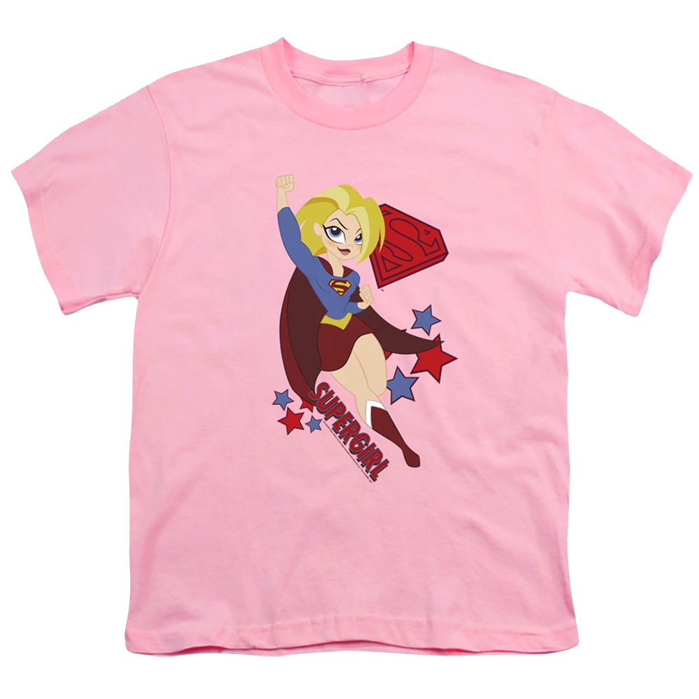 Dc Super Hero Girls Supergirl - Youth T-Shirt Youth T-Shirt (Ages 8-12) DC Comics   