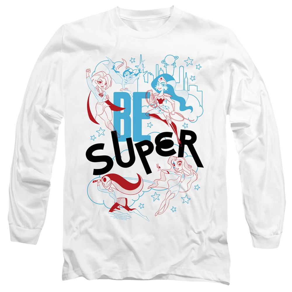 Dc Super Hero Girls Be Super - Men's Long Sleeve T-Shirt Men's Long Sleeve T-Shirt DC Comics   