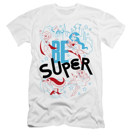 Dc Super Hero Girls Be Super - Men's Premium Slim Fit T-Shirt Men's Premium Slim Fit T-Shirt DC Comics   