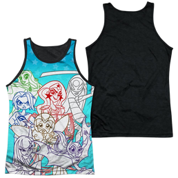 Dc Super Hero Girls Justice Gang - Men's Black Back Tank Top Men's Black Back Tank DC Comics   