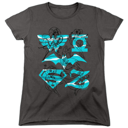 Dc Super Hero Girls Line Art Group - Women's T-Shirt Women's T-Shirt DC Comics   