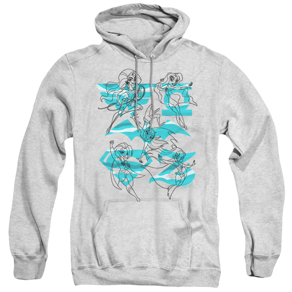 DC Super Hero Girls Line Art Group - Pullover Hoodie Pullover Hoodie DC Comics   