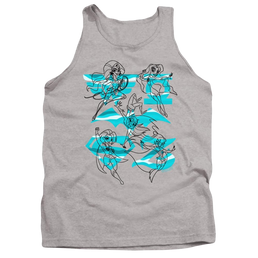 Dc Super Hero Girls Line Art Group - Men's Tank Top Men's Tank DC Comics   