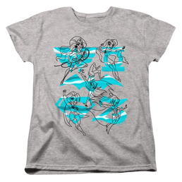 Dc Super Hero Girls Line Art Group - Women's T-Shirt Women's T-Shirt DC Comics   