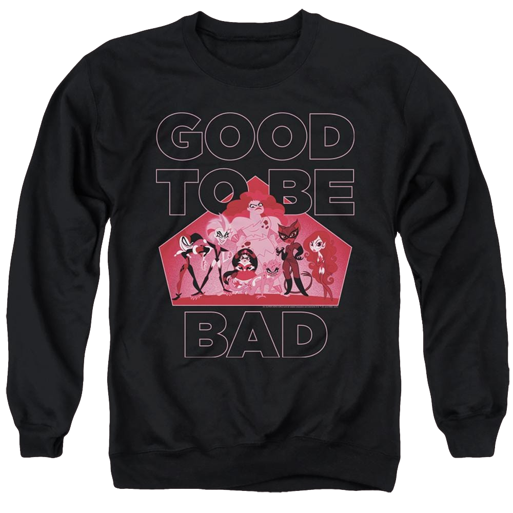 Dc Super Hero Girls Good To Be Bad - Men's Crewneck Sweatshirt Men's Crewneck Sweatshirt DC Comics   