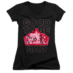 Dc Super Hero Girls Good To Be Bad - Juniors V-Neck T-Shirt Juniors V-Neck T-Shirt DC Comics   