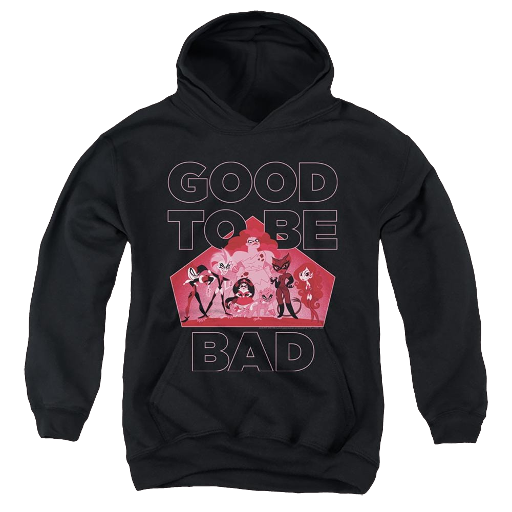 Dc Super Hero Girls Good To Be Bad - Youth Hoodie Youth Hoodie (Ages 8-12) DC Comics   