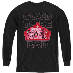 Dc Super Hero Girls Good To Be Bad - Youth Long Sleeve T-Shirt Youth Long Sleeve T-Shirt DC Comics   