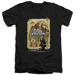 Dark Crystal Poster - Men's V-Neck T-Shirt Men's V-Neck T-Shirt Dark Crystal   