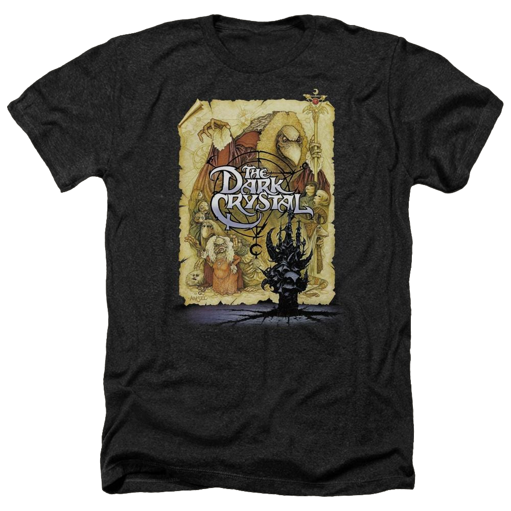 Dark Crystal Poster - Men's Heather T-Shirt Men's Heather T-Shirt Dark Crystal   