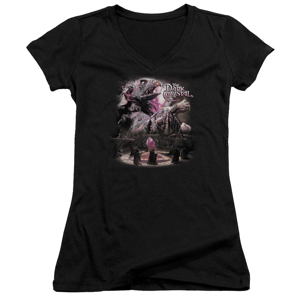 Dark Crystal Power Mad - Juniors V-Neck T-Shirt Juniors V-Neck T-Shirt Dark Crystal   