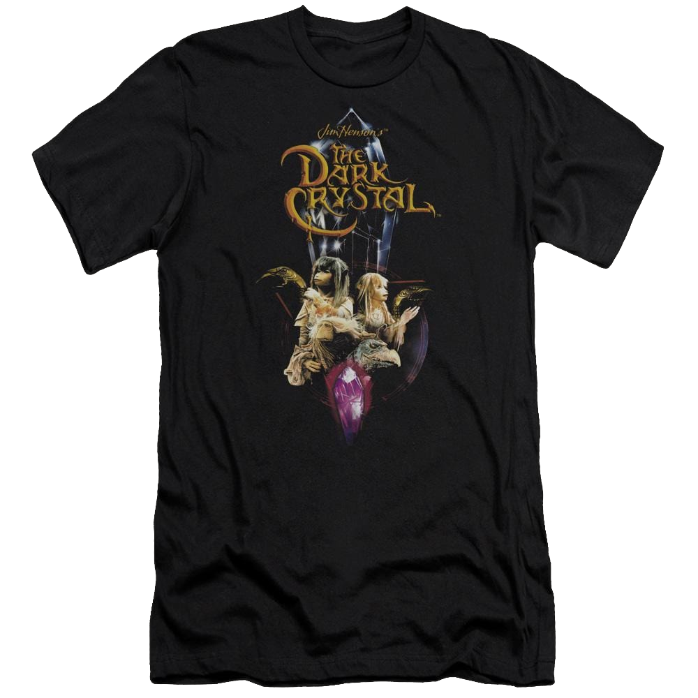 Dark Crystal Crystal Quest Premium Adult Slim Fit T-Shirt Men's Premium Slim Fit T-Shirt Dark Crystal   