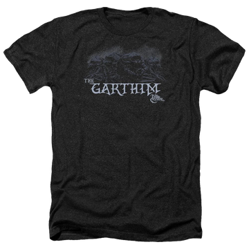 Charcoal men's heather t-shirt with Dark Crystal The Garthim graphic